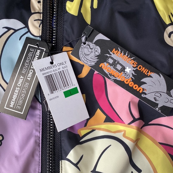 Limited Edition Members Only x Nickelodeon Rugrats Bomber Jacket - Picture 3 of 5